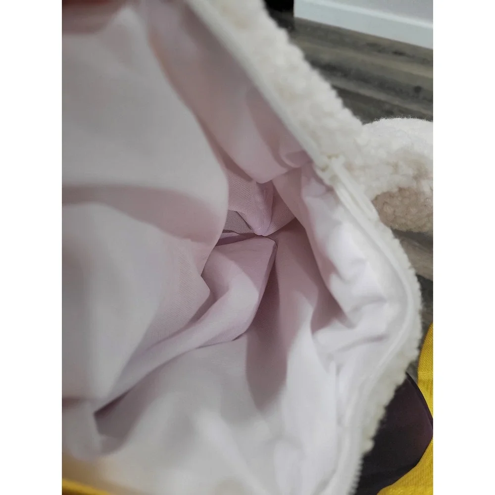 Plush Chicken Cross Body Handbag Bag Costume‎ Accessory White Cute Purse #3
